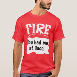 FIRE - Packet Halloween Taco Kostüm Matching Fami T-Shirt