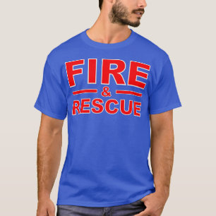 FIRE RESCUE FIRE FIGHTER FIREMAN KIDS JUGENDLICHE T-Shirt