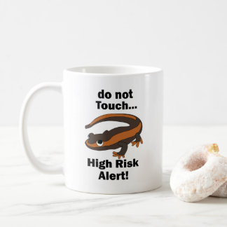 Fire Salamander Do Not Touch High Risk Alert Funny Kaffeetasse