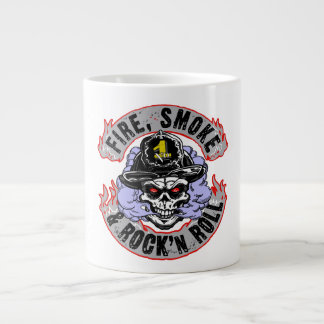 Fire, Smoke & Rock n Roll Jumbo-Tasse