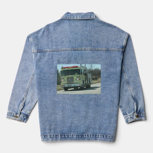 Fire Truck Jeansjacke (Rückseite)