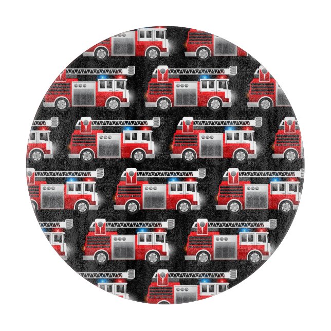 Fire Truck Schneidebrett (Vorderseite)