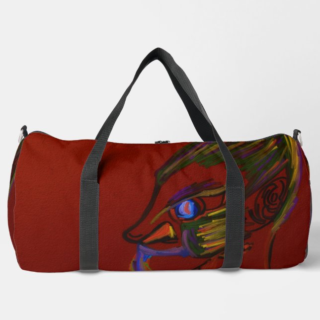 Fire Warrior Large Duffel Bag Duffle Bag (Vorderseite)