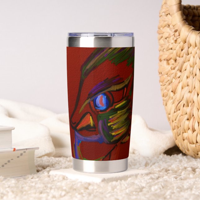 Fire Warrior  Thermobecher (Wohnzimmer (gedreht))