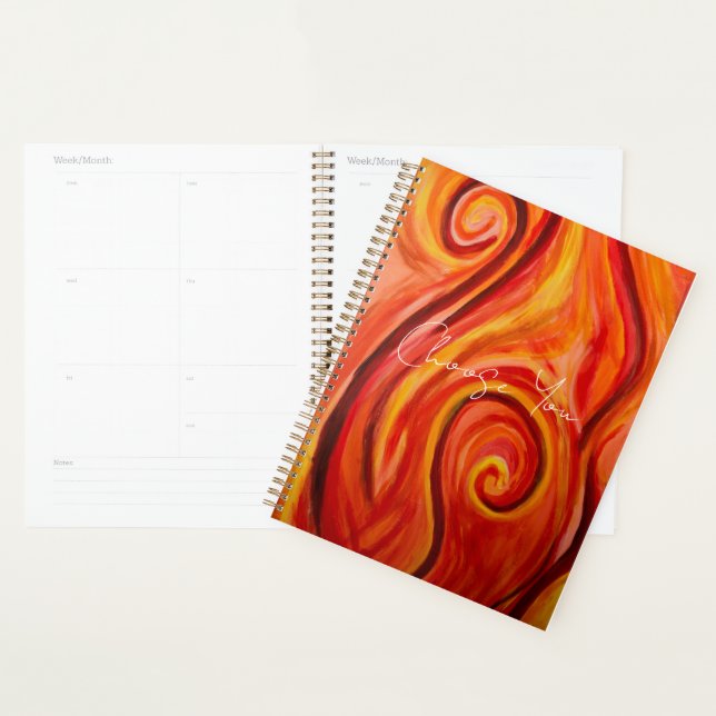 "Fire Within" Planner (Devant avec enveloppe)