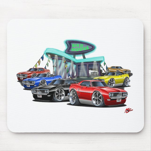 Firebird Auto-Händler 1968 Mousepad (Vorne)