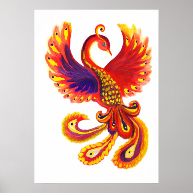 Firebird Phoenix Art Poster (Vorne)