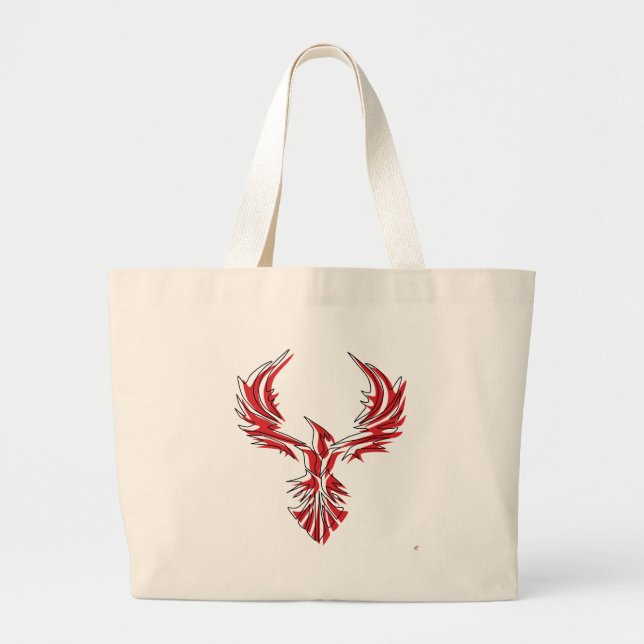 Firebird - Phoenix Jumbo Stoffbeutel (Vorne)