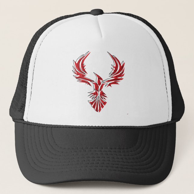 Firebird - Phoenix Truckerkappe (Vorderseite)