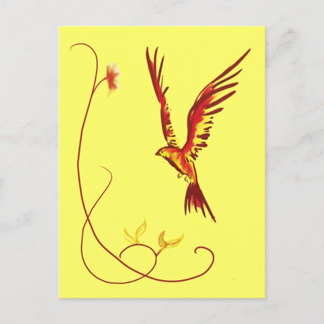 Firebird Postkarte (Vorderseite)