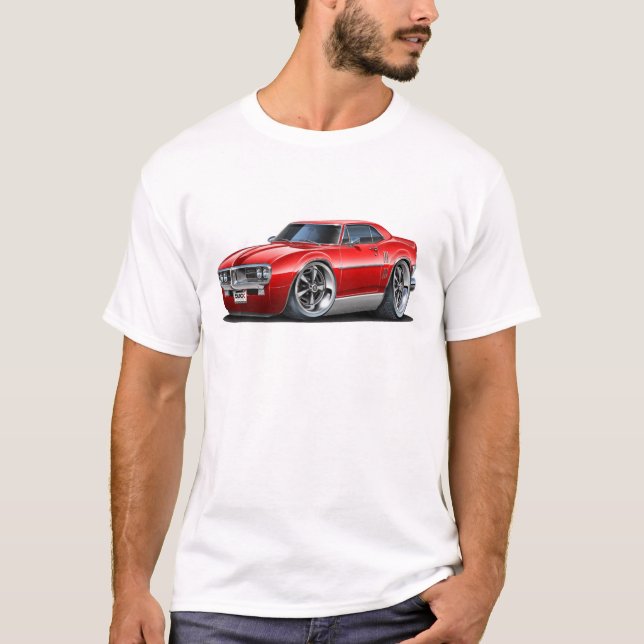 Firebird Rot-Auto 1967 T-Shirt (Vorderseite)
