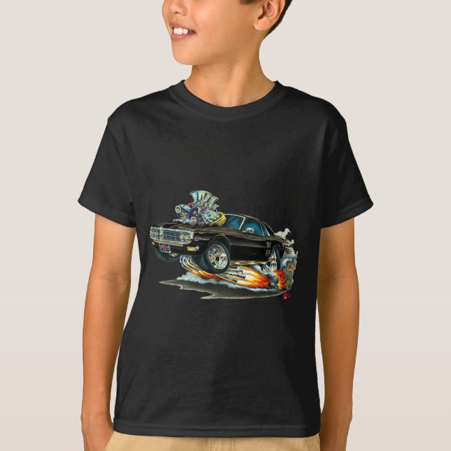 Firebird schwarzes Auto 1967-68 T-Shirt (Vorderseite)