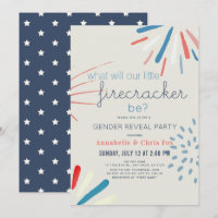 Firecracker 4. Juli Feuerwerk Gender-Bericht