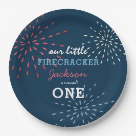 Firecracker 4. Juli Feuerwerke Geburtstag Pappteller