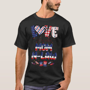 Firecracker American Flag Proud Liebe genannt T-Shirt