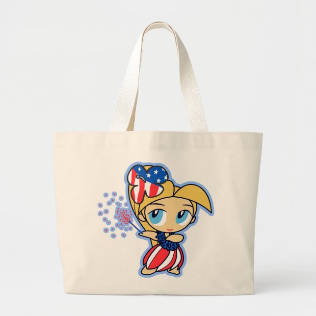 Firecracker Hula Girl Bags & Tasche (Vorne)
