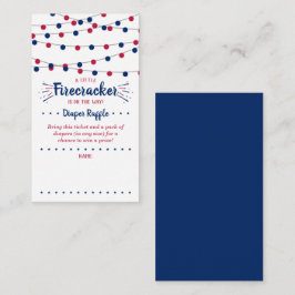 Firecracker unterwegs! Babydusche am 4. Juli Begleitkarte