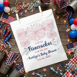 Firecracker unterwegs! Babydusche am 4. Juli Geschenktütchen