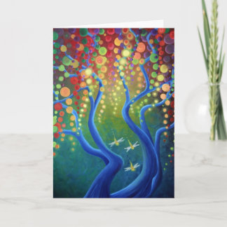 Firefants in der Afterglow - art card - leere Kart Karte