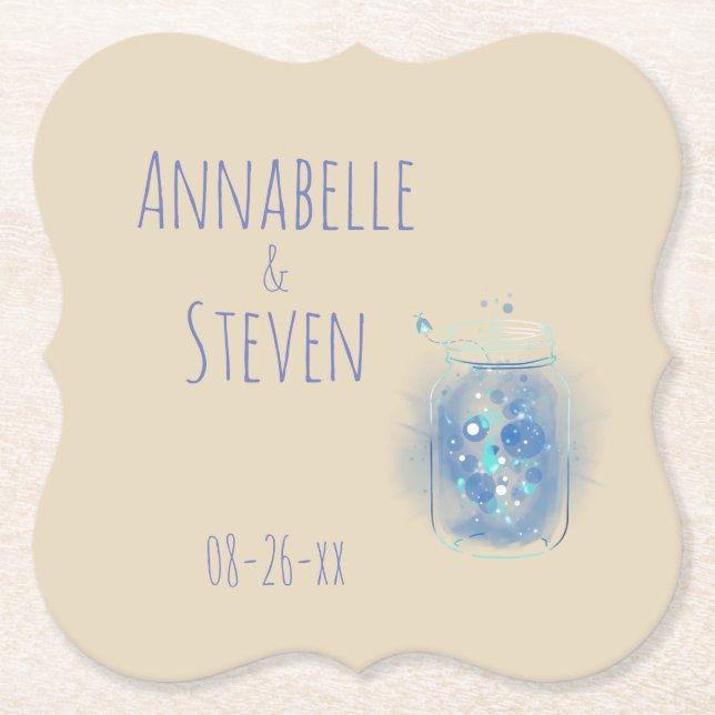 Firefants in Jar Personalisiert Classic Untersetzer (Vorderseite)