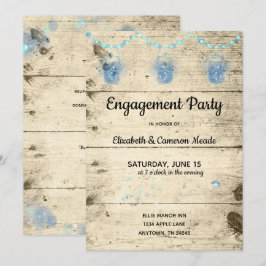 Firefants in Mason Jars Engagement Party Custom Einladung