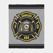 Firefighter ADD NAME Fire Department Rescue Team