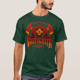 Firefighter AX Feuerwehrhut Personalisierter Junge T-Shirt