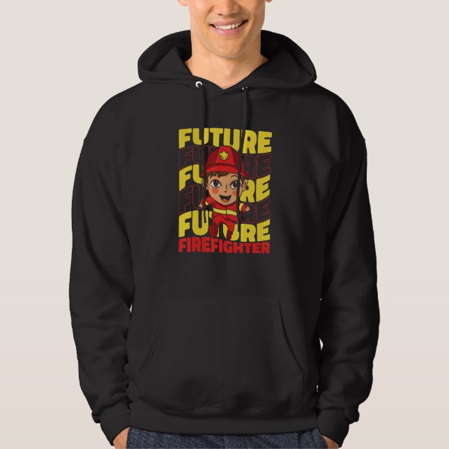 Firefighter Fire Rescue Fireman 4 Hoodie (Vorderseite)