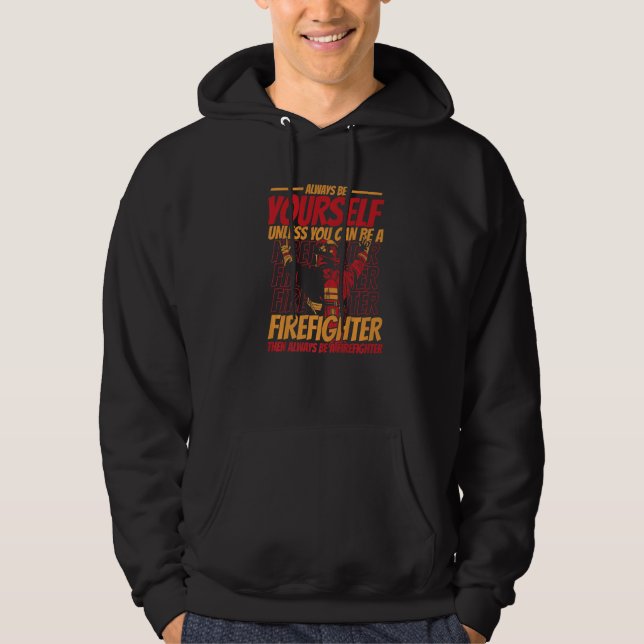 Firefighter Fire Rescue Fireman  6 Hoodie (Vorderseite)