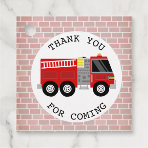 Firefighter Hydrant Geburtstag Vielen Dank Geschenkanhänger