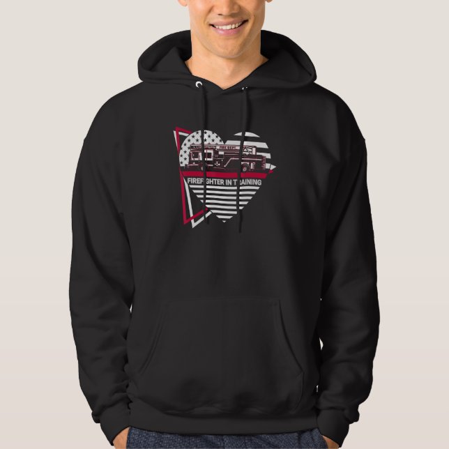 Firefighter In Training Firefighter In Training Fi Hoodie (Vorderseite)