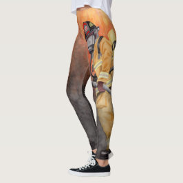 Firefighter-Leggings personalisieren mit NAME Leggings