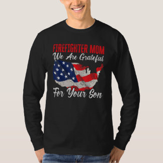 Firefighter Mom Fighter Rescue Firewoman T-Shirt