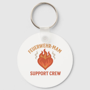 Firefighter Mom Support Crew – Proud Firefamily Schlüsselanhänger