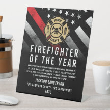 Firefighter of the Year Employee Recognition Logo