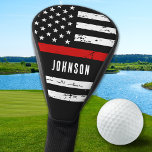 Firefighter Personalisierte USA Flag Thin Red Line Golf Headcover<br><div class="desc">als Feuerwehrmann oder Unterstützer der Feuerwehr? Unsere Kollektion von Golfgeschenken verbindet die Liebe zum Golfspielen mit der Bewunderung für unsere tapferen Feuerwehrleute. Eines unserer beliebtesten Gegenstände ist die Goldfahne der "Thin Red Line"-Flagge, die die amerikanische Flagge mit einer roten Linie zeigt, die den Mut und das Opfer der Feuerwehrmänner symbolisiert....</div>