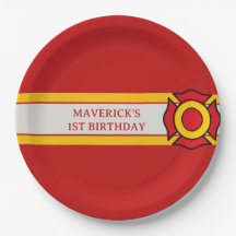 Firefighter Sound The Alarm 1st Birthday