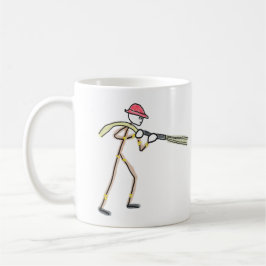 Firefighter Stickman Kaffeetasse