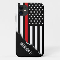 Firefighter Styling Out American Flag Custom