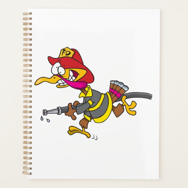 Firefighter Turkey with Hose Planer (Vorderseite)