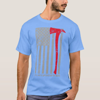 Firefighter USA-Flagge T-Shirt