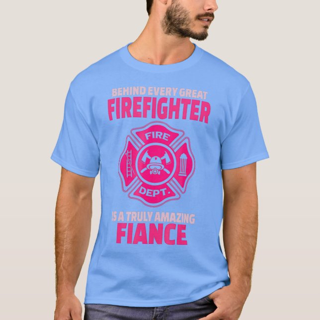 Firefighter-Verlobte-Unterstützungsdatenbank oder  T-Shirt (Vorderseite)
