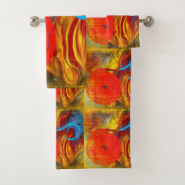 Firefighters Flare Badhandtuch Set