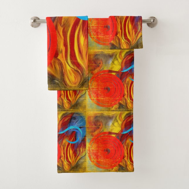 Firefighters Flare Badhandtuch Set (Insitu)