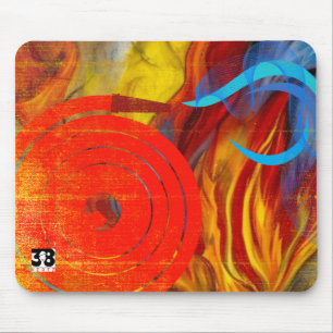 Firefighters Flare Mousepad