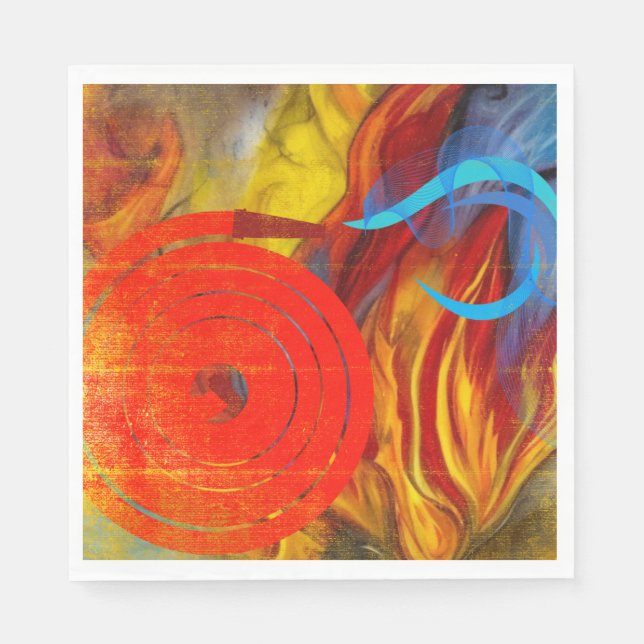 Firefighters Flare Serviette (Vorderseite)