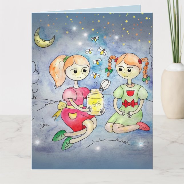 FIREFLIERS AMI SOEUR PENSER À VOUS CARTES (Devant)