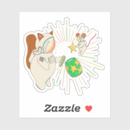 Fireflies Got Booring Aufkleber