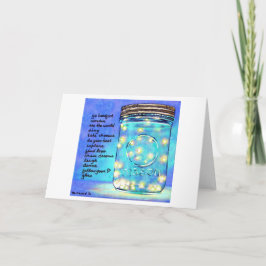 Fireflies in Jar Blank Grußkarte ©2011 Karte