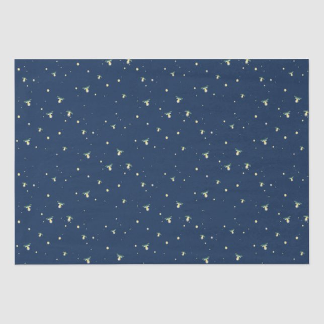 Fireflies Sommernachtfeuer suchen Seidenpapier (Vorderseite)
